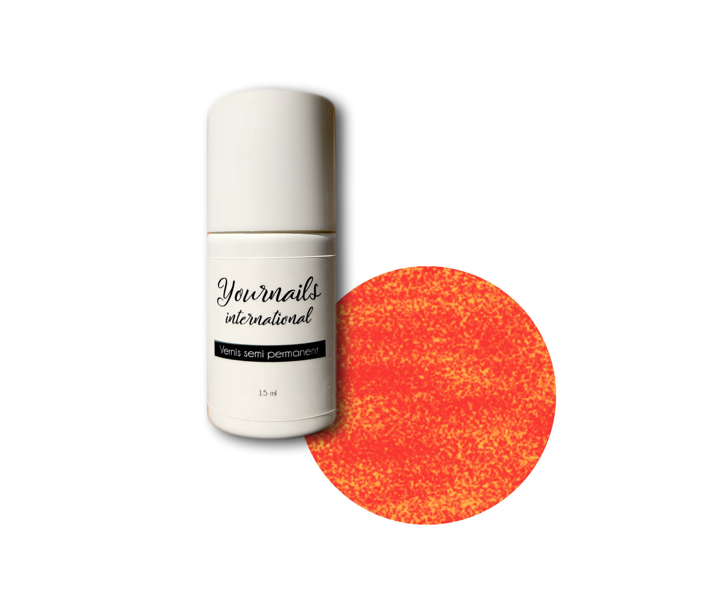 Semi permanent rouge orange pailleté G1539