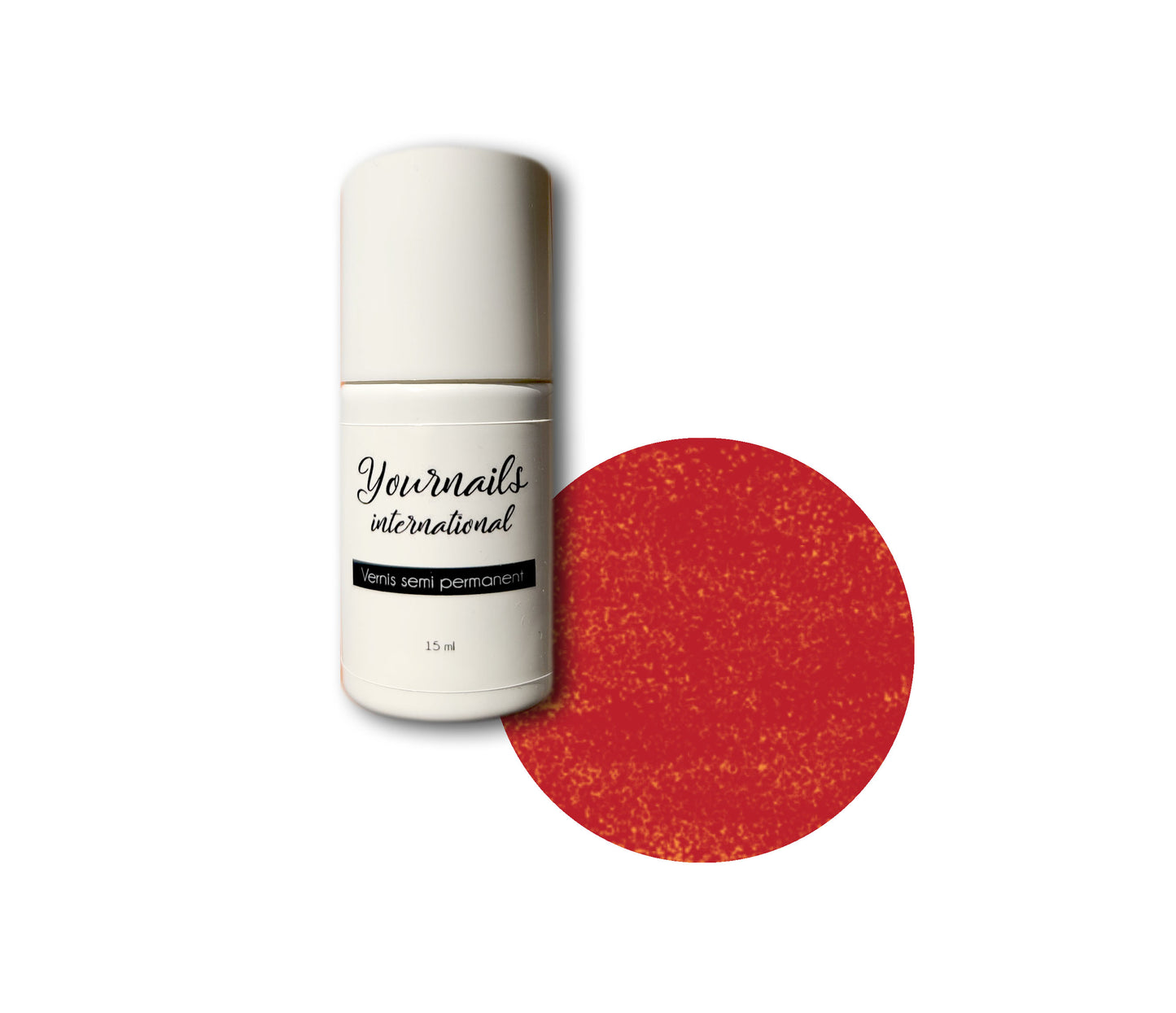 Semi permanent rouge irisé doré G1548